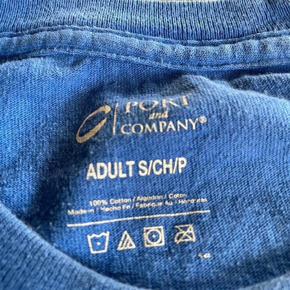 Trader Joes Shirt Mens Small Blue Long Sleeve Crew Neck Employee Workwear 10 - Picture 5 of 10